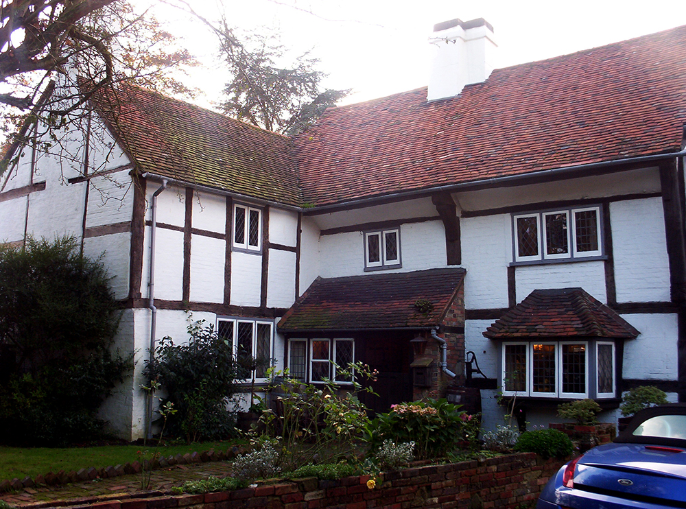 Half-wealden house (early 16th century, Newchapel, Surrey)